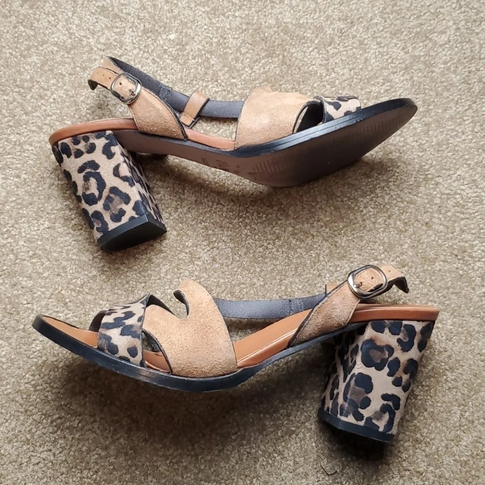 Plumers Leather Leopard Print‎ Heels